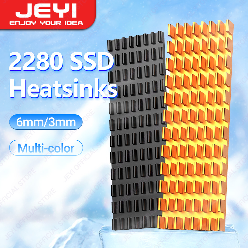 M2 Heatsink Cooler - JEYI M.2 SSD-Kühlkörper, Aluminiumkühler, Multi-Version-NVMe-Kühler mit