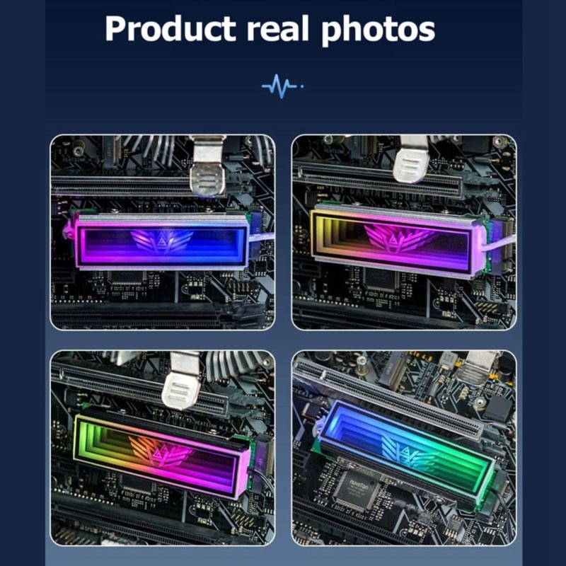 M2 Heatsink Cooler - DT21 5V ARGB Sync M.2 SSD-Kühlkörper,
