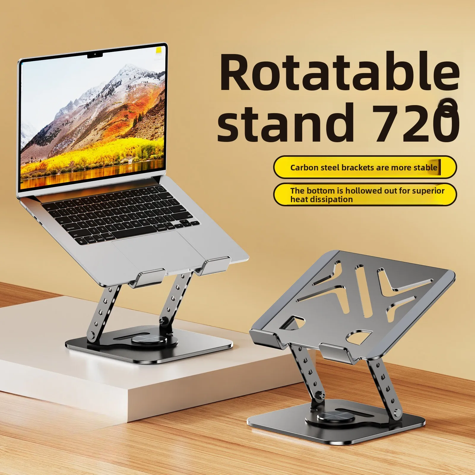 Gaming Accessories Ipad - Vertikaler Laptop-Ständer aus Aluminiumlegierung, faltbarer Desktop-Computerhalter