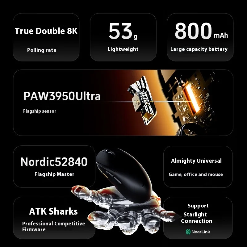 ATK A9 Ultra Wireless Gaming M – Gaming Hand Accessories Bewertung und Preis