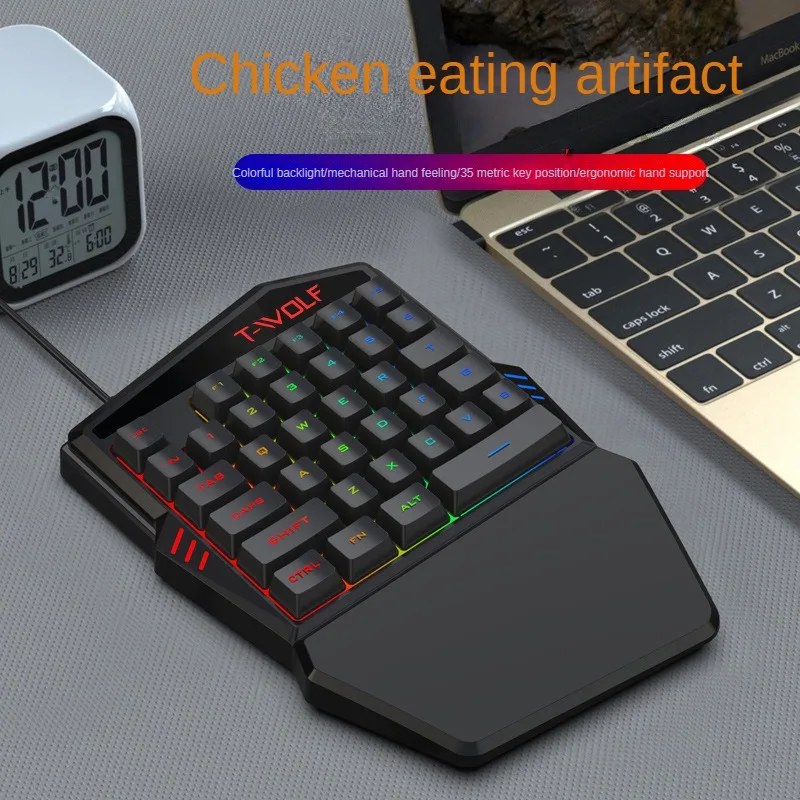 T-WOLF TF900 Einhand-Tastatur- – Gaming Hand Accessories Bewertung und Preis