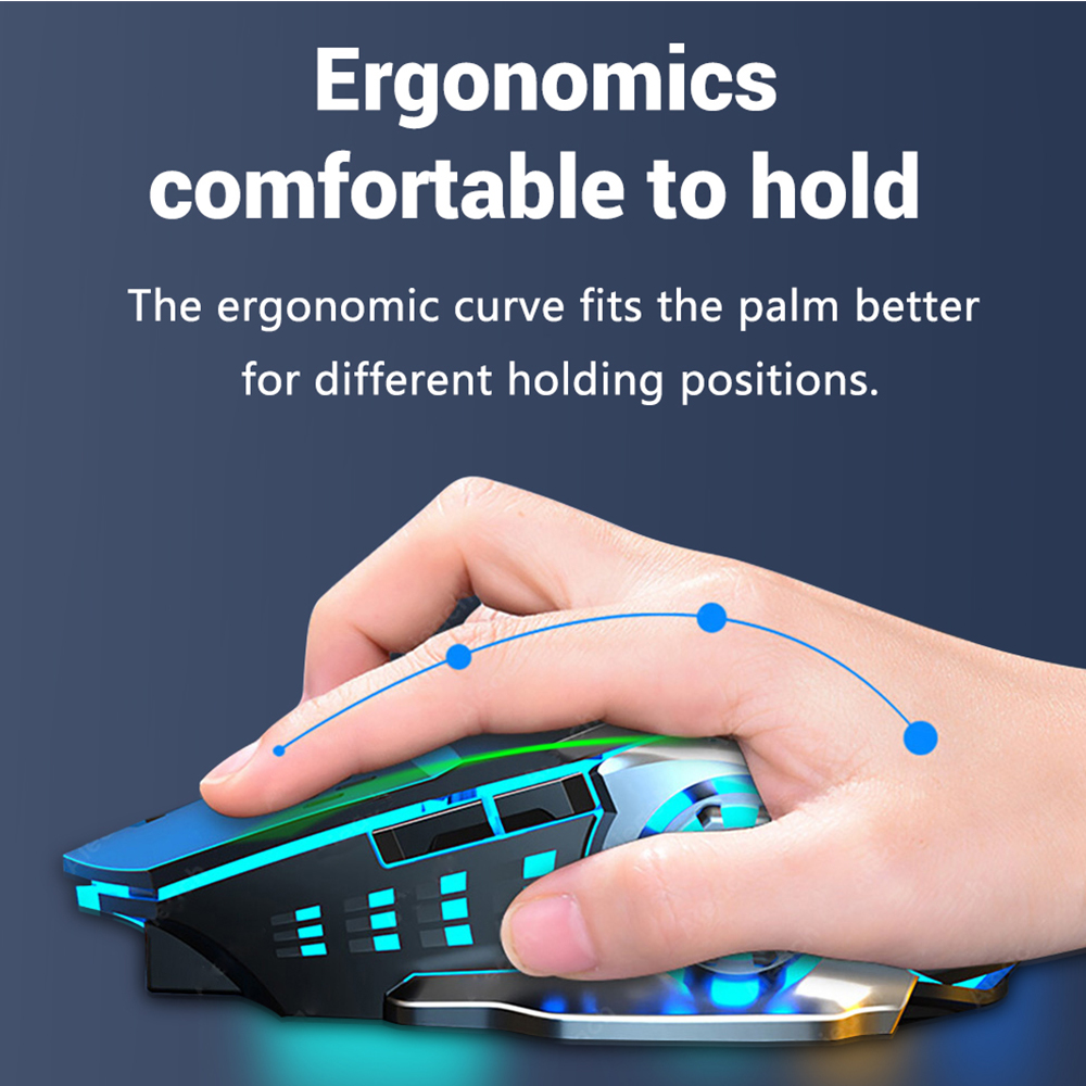 Bluetooth 5,2 Maus 2,4G Drahtl – Gaming Hand Accessories Bewertung und Preis