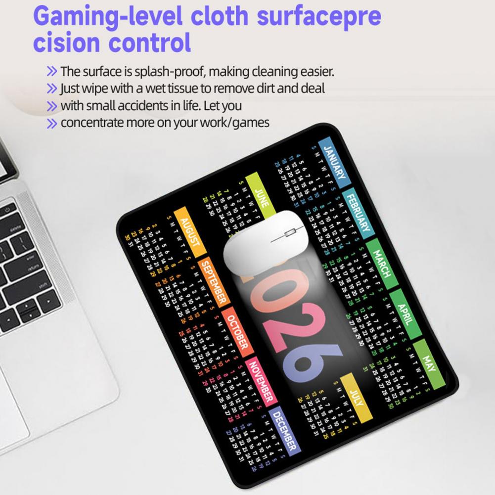 2026-Kalender-Mauspad, wasserd – Gaming Accessories Desk Bewertung und Preis