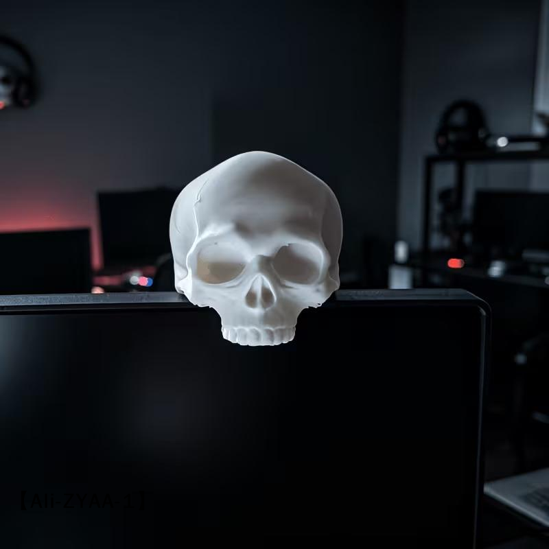 Schädelkopf-Monitor-Dekoration – Gaming Accessories Monitor Bewertung und Preis