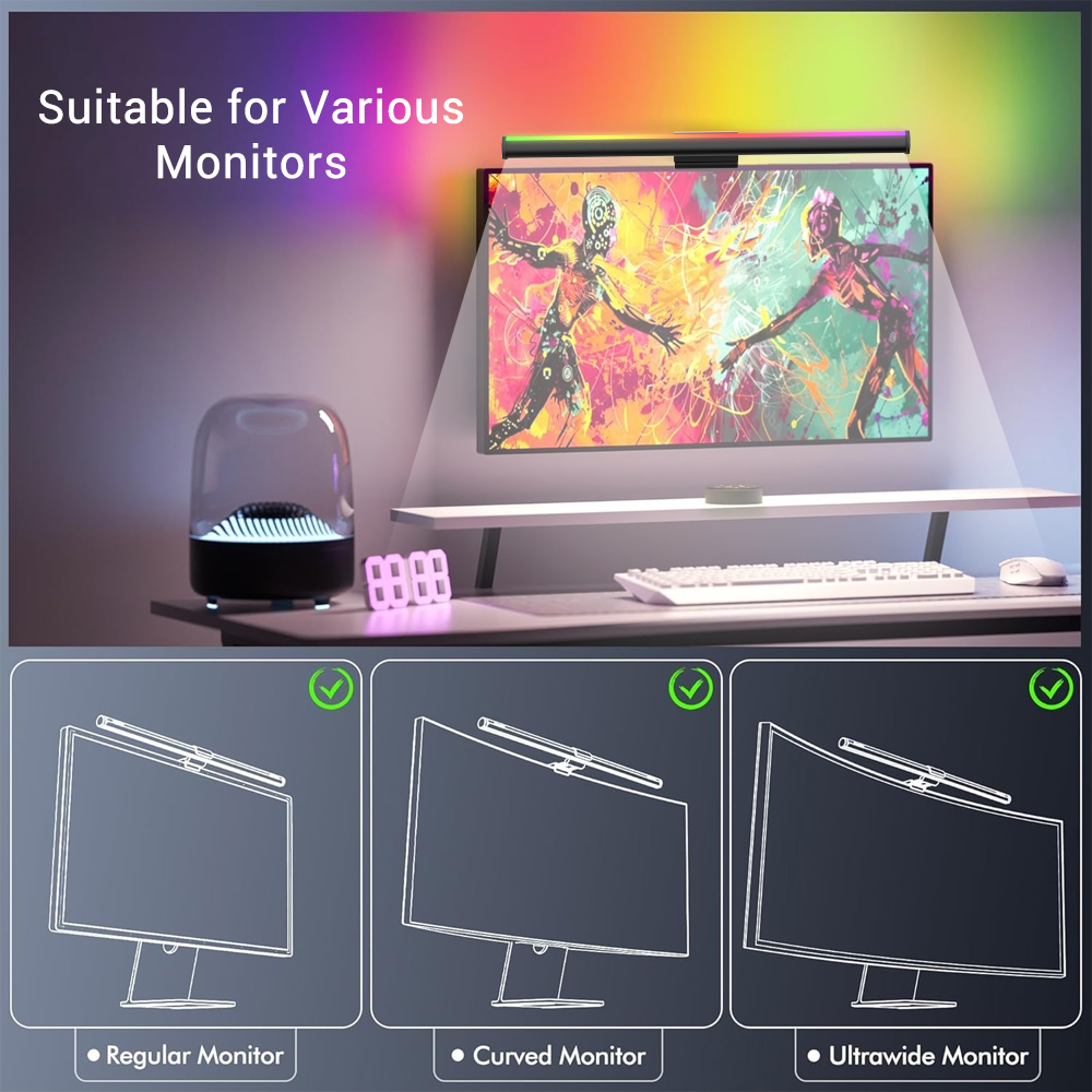 WLAN-Lichtleiste Monitor-Licht – Gaming Accessories Monitor Bewertung und Preis
