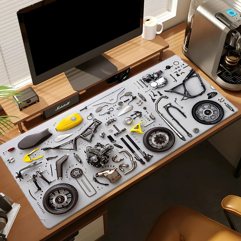 Zerlegbares Diagramm-Gummi-Mau – Gaming Accessories Desk Bewertung und Preis