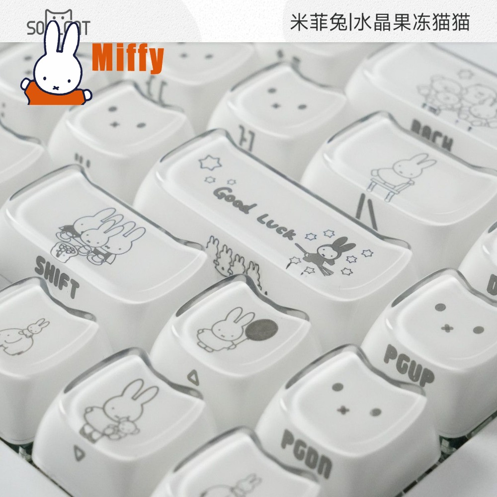 Kawaii Miffy Tastenkappen Nied – Gaming Accessories Kawaii Bewertung und Preis