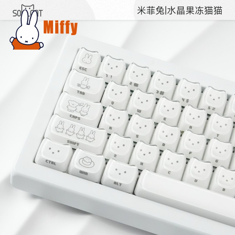 Kawaii Miffy Tastenkappen Nied – Gaming Accessories Kawaii Bewertung und Preis