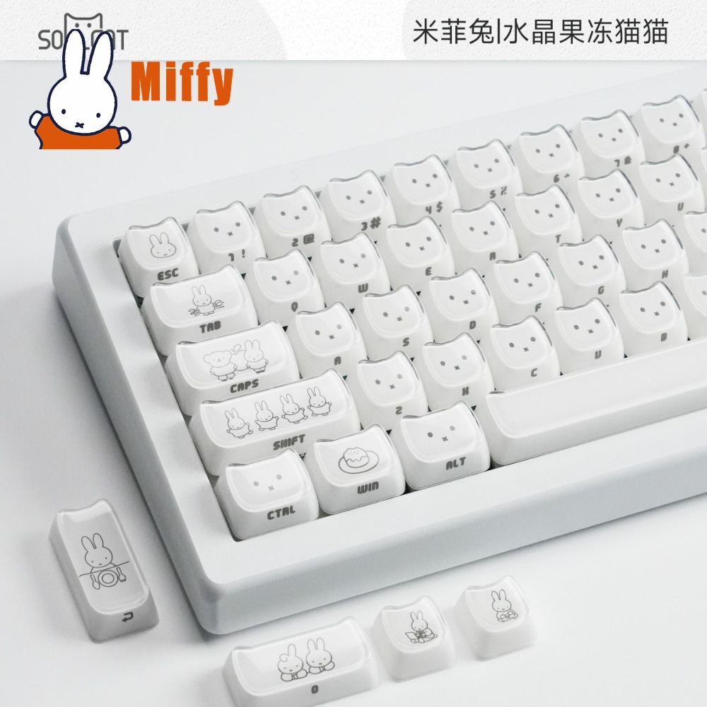Kawaii Miffy Tastenkappen Nied – Gaming Accessories Kawaii Bewertung und Preis