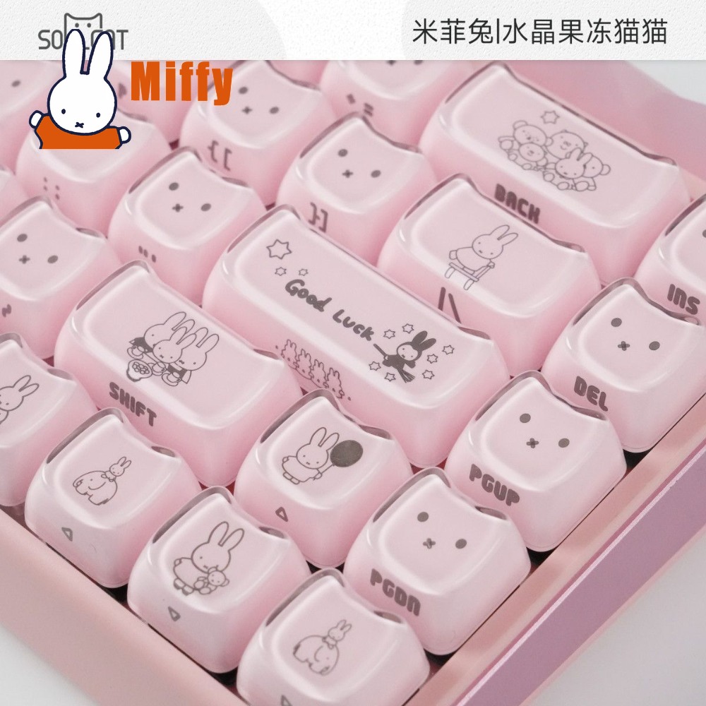 Kawaii Miffy Tastenkappen Nied – Gaming Accessories Kawaii Bewertung und Preis