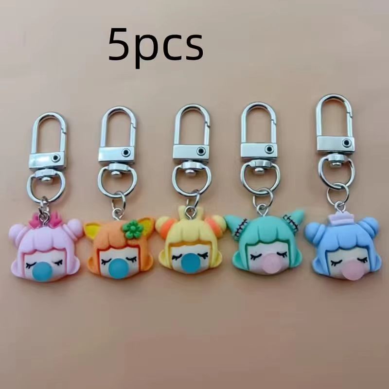 5 Stück Harz-Mädchen-Schlüssel – Gaming Accessories Gifts Bewertung und Preis