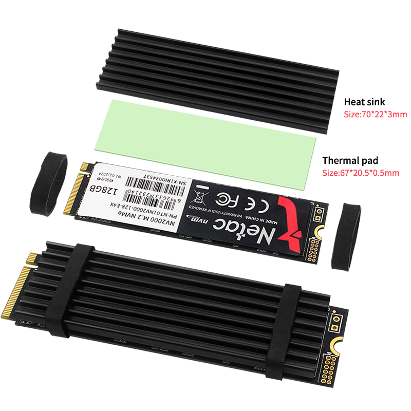 M.2 SSD Kühlkörper Aluminium K – M2 Heatsink Cooler Bewertung und Preis